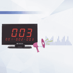 Pantalla receptora inalambrica para sistema de llamada de asistencia