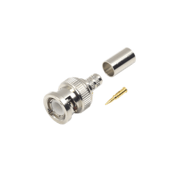 Conector BNC Macho de Anillo para cables RG-8/X, LMR-240, 9258.