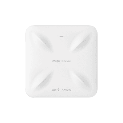 Punto de Acceso Mesh Wi-Fi 6 con doble puerto multi-gigabit 2.5G Interior en Techo hasta 5.9 Gbps, doble banda 802.11 AX6000 MU-MIMO 4x4