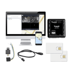 Kit de Localizador Vehicular 2G y 4G/ Rastreo / Conducción eficiente / Deteccion de Jammer / Registro de conductores / Relay + Botón de pánico + EPCOMGPSANUAL + SIM500MB2Y 