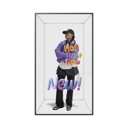 Pantalla Spatial Signage 85" / 4K UHD 2160x3840 / 3D Virtual sin Gafas / Compatible con VXT / 500 nits / 24/7 / WiFi-BT 