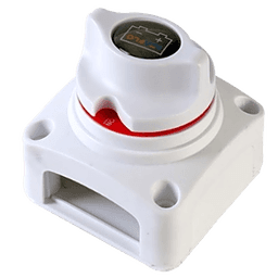 Interruptor de Batería SEAFLO 2 Posiciones, 275 Amps DC, Operación Manual On/Off, Protección de Encendido, Terminales de Cobre, Montaje Empotrado o Superficial