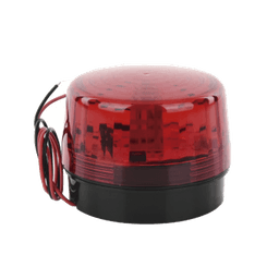 Luz Estroboscópica LED (35) / Patrones de Parpadeo Ajustables / 8 Patrones / Batería de Respaldo / 12-24 Vcc/Vca / Resistente al Clima IP66/IP55