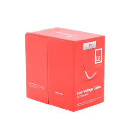 Bobina de 305 Metros de Cable / 2 x 22 AWG / Tipo CCA de Color Blanco / Aplicaciones en Alarmas de Intrusión/Control de Acceso/Automatización/ Interfonos y TV porteros