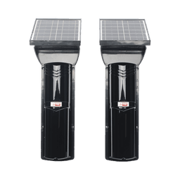 Detector fotoelectrico con CELDA SOLAR; DE 3 RAYOS; alcance exterior 100 m / 4 frecuencias 