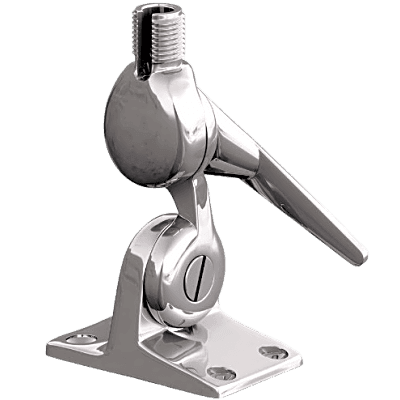 Soporte de Montaje de Cremallera de Acero Inoxidable / Diseño sin Tuercas / Dientes de 5 Grados para Ajustes Finos / Ranura Especial para Cable / Liberación de Acción Rápida / Superficies Inclinadas / Roscas Estándar 1-1