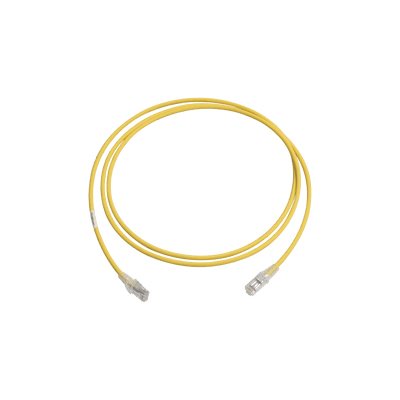 Patch Cord MC6 Modular Cat6 UTP, CM/LS0H, 2.13 Metros (7 Pies), Color Amarillo