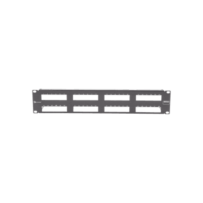 Patch Panel MAX Modular (vacío), de 48 Puertos, Plano, 2UR