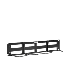 PATCH PANEL MAX VACIO ID VERTICAL UTP 48 PTOS PLANO 2U NEGRO