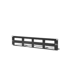 PATCH PANEL MAX VACIO ID VERTICAL UTP 48 PTOS PLANO 2U NEGRO