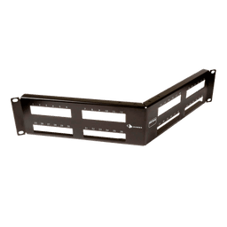 Patch Panel MAX Modular (vacío), de 48 Puertos, Angulado, 2UR