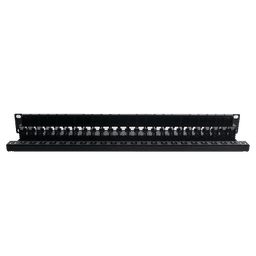 Patch Panel UTP Z-MAX de 24 puertos, Precargado con Jacks Categoría 6, Plano, 1UR