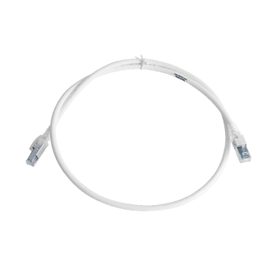 Patch Cord Z-MAX Cat6A S/FTP, CM/LS0H, 3ft, Color Blanco