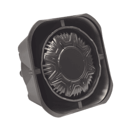 Bocina Compacta de Uso Rudo, 100 Watts de Potencia, Ideal Para Vehículos de Encubierto, Montaje Universal, 11 Ohms de Impedancia