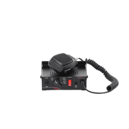 Sirena Vehicular de 100W de Potencia, Con Switch Giratorio de 6 posiciones y Micrófono Integrado de Uso Rudo