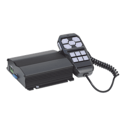Sirena Vehicular de 100W de Potencia, Con Controlador Unimando Para Control de Tonos, 4 Salidas Auxiliares y Microfono