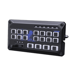 Sirena Vehicular de 200W de Potencia, Con Controlador de Panel Deslizante de 19 botones, indicador de flecha de tráfico de 6 LED, 12 Salidas Auxiliares