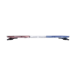 Barra de luces LED de 48", 216 LED, Dual Color, Programable,  Rojo/Azul/Ámbar/Claro, Ideal para Equipar Unidades de Seguridad Publica con Domos Rojo, Claro y Azul