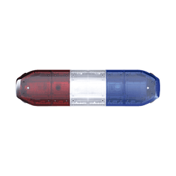 Barra de luces LED de 48", 216 LED, Dual Color, Programable,  Rojo/Azul/Ámbar/Claro, Ideal para Equipar Unidades de Seguridad Publica con Domos Rojo, Claro y Azul