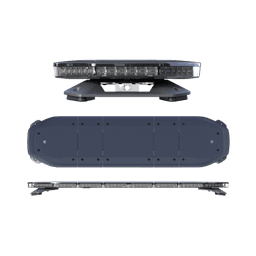 Barra de luces LED de 48", 216 LED, Dual Color, Programable, Rojo/Azul/Ámbar/Claro, Ideal para Equipar Unidades de Seguridad Publica con Domos Negros