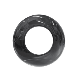 Estrobo Oculto de 12 LED, Brida negra, 12 Vcd, Clara, Lente transparente