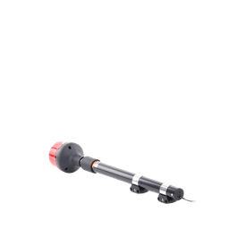 Luz Telescópica para Motocicletas, 8 LED, Roja, SAE Clase I
