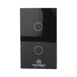 (ZigBee) Apagador switch inalámbrico ZigBee, control de 2 regresos de carga, 110V