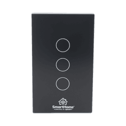 (Wifi) Apagador switch inalámbrico WIFI, control de 3 regresos de carga, 110V