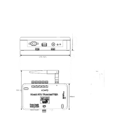 Interfaz convertidor de señal RTS // RS485 / 5 contactos secos. 