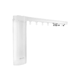 Kit para convertir, automatizar y controlar sus cortinas tradicionales (riel 4.8m, 65 kilos), motor inteligente. Integre con Alexa y control remoto desde su App.