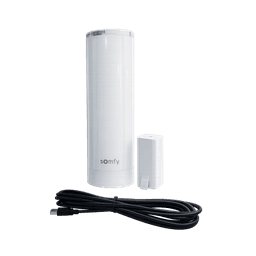 Motor para Cortinas Movelite WireFree RTS / Batería Recargable 2000 mAh / Capacidad 35 kg / Control RTS 433.42 MHz / IP30 / Hasta 10 m de Riel / Touch Motion / Compatible con App Inteo Somfy