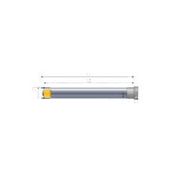 Motor inalámbrico (RTS) Ultra Silencioso, convierta sus persianas de cadena en sistemas inteligentes, para ventanas de 3m ancho / 4m alto, no incluye textil