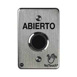 Interruptor IR NoTouch® de Acero Inoxidable, De un solo grupo, ABIERTO