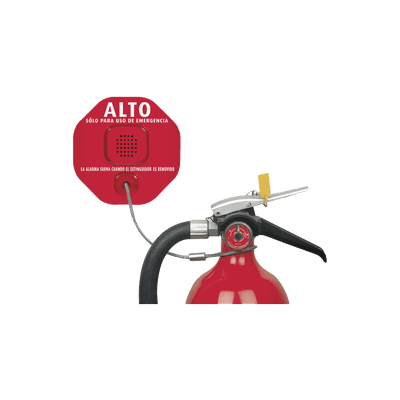 Alarma Theft Stopper® Para Prevenir Robo y Mal Uso De Extintores De Incendio