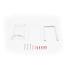 Cubierta De Policarbonato Serie Bopper Stopper®, Para Lectora, Sin Llave, Transparente, Texto En Inglés  
