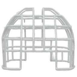 Protector De Rejilla Anti Vandalismo Y Golpes Accidentales, Color Blanco, Para Sirenas/Estrobos/Bocinas System Sensor, Montaje En Superficie, 7.49"Altox6.74"Anchox6.09"Profundidad