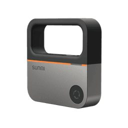 Punto de Acceso Inalámbrico SUNMI MINI AP / Protocolo 802.11ah / Cobertura de 1 km / Modos AP y Cliente / Frecuencia Sub 1GHz / Puerto LAN 10/100Mbps / USB Tipo-C / WPA3 / Compacto 76x76x19 mm