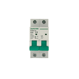 Protección Térmica/ Interruptor 2P, 32 A,  Corriente Alterna 400Vca para Aplicación Fotovoltaica Montaje Riel DIN