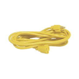 Extensión Eléctrica de Uso Rudo Aterrizada 30 metros / Color Amarillo.