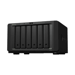 NAS Synology DiskStation DS1621+ 6 Bahías | Procesador AMD Ryzen V1500B | 4 GB DDR4 ECC | Expansión Hasta 16 Bahías | 2 Ranuras M.2 NVMe | Puerto 10GbE RJ-45 | Compatibilidad RAID | Btrfs | Virtualización | Caché SSD.