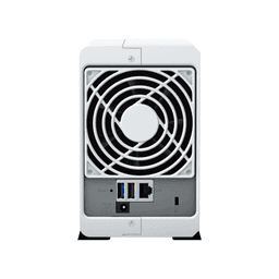 NAS DiskStation DS223j | 2 Bahías | CPU Realtek RTD1619B 1.7 GHz | 1 GB DDR4 | Puerto 1GbE RJ-45 | USB 3.2 Gen 1 | Compatible con HDD y SSD | Synology DSM | RAID 0, 1, JBOD | SMB, AFP, NFS, FTP | Vigilancia IP
