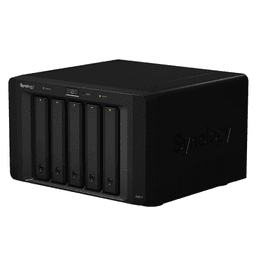 Unidad de Expansión Synology DX517 | 5 Bahías SATA HDD/SSD 3.5" y 2.5" | Puerto eSATA | Diseño Hot-Swap | Compatible con DS1517+ y DS1817+.