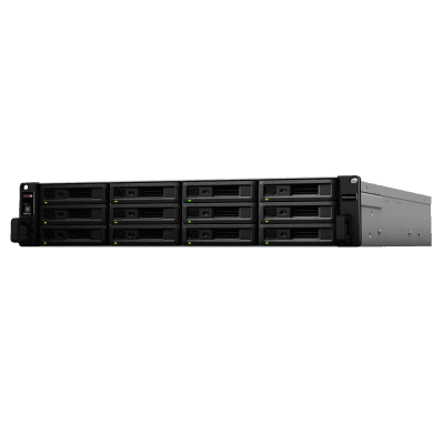 Unidad de Expansión Synology RXD1219sas | 12 Receptáculos SAS | Diseño Modularizado | Fuentes de Alimentación Redundantes | Conectividad Mini-SAS HD.