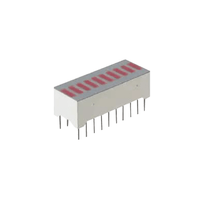 Barra Gráfica de 10 segmentos LED Rojos tipo LTA-1000