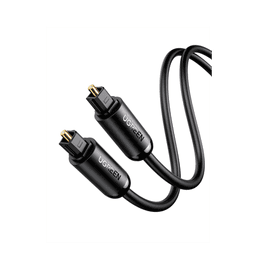 Cable Óptico Toslink (S/PDIF) de Alta Calidad para Audio Digital / 3 Metros / Tapa de Proteccion / Dolby 7.1 Canales / Diseño Durable / Plug & Play / Color Negro