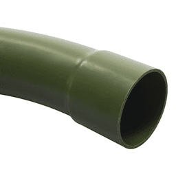 Curva/Codo de PVC Conduit pesado de 1/2" (13mm).