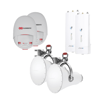 Kit de Enlace Backhaul / 5 GHz / 1 Gbps / Ultra Horn TwistPort / -40°C a 55°C / 2 MPPS