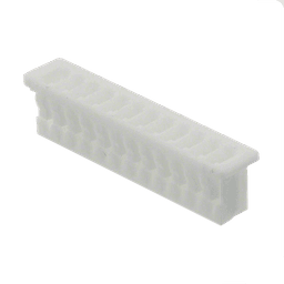 Conector Receptáculo MOLEX de 12 terminales, separación de 1.25 mm entre pines y uso en arneses de Móviles KENWOOD Series 102.