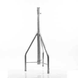 Tramo de Remate / Copete, tubo industrial 1 1/4" con tubo central 2 3/8", galvanizado por electrólisis.