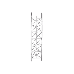 Tramo de Torre de 3 m x 60 cm de Ancho (Tubo 1 1/4" Ced. 40), Galvanizado por Inmersión en Caliente, Hasta 99 m de Elevación.